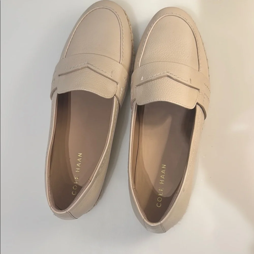 Cole Haan Cloudfeel Montauk Espadrille Loafers Leather NWOB